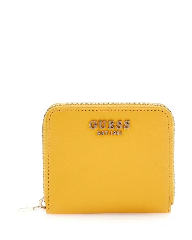 Guess portefeuille zip avec logo avant