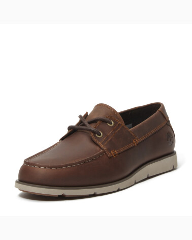 Timberland Grafton Bay zapato de barco de cuero