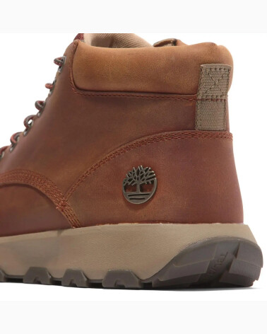 Chaussure haute Timberland à lacets en cuir