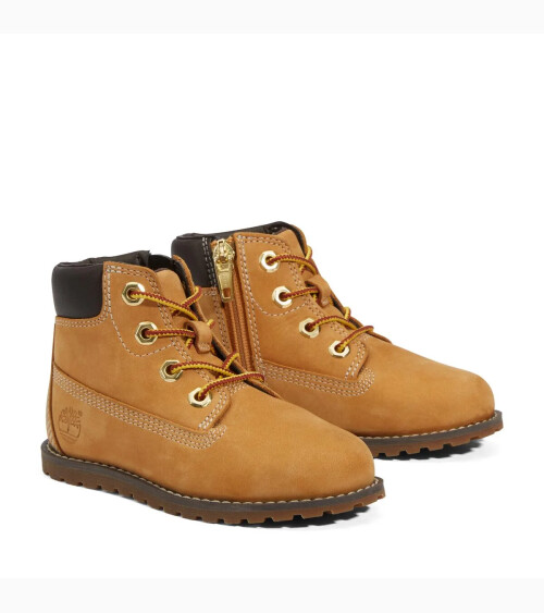 Timberland stivaletti con lacci e zip laterale