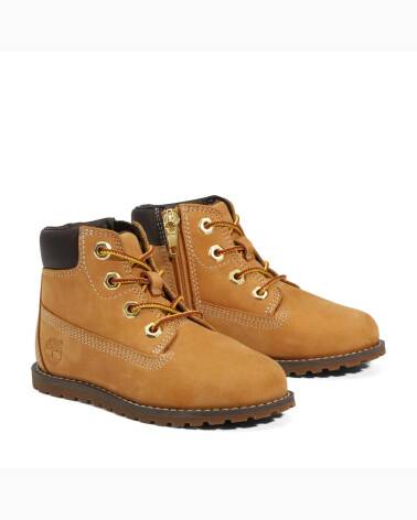 Timberland stivaletti con lacci e zip laterale