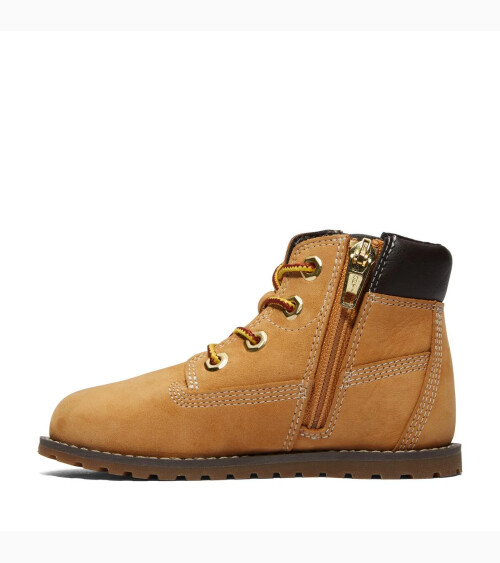 Timberland stivaletti con lacci e zip laterale
