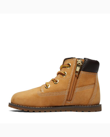 Timberland stivaletti con lacci e zip laterale