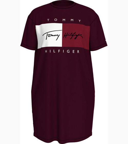 Tommy Hilfiger camiseta oversized con logo en la parte frontal