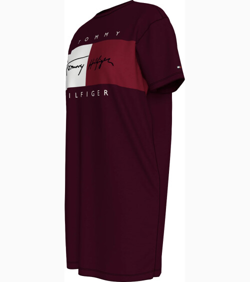 Tommy Hilfiger T-shirt over-size con logo frontale