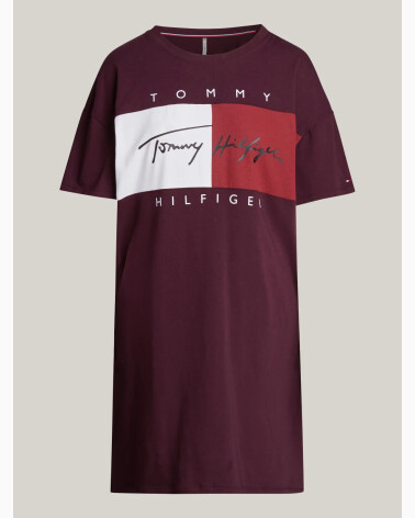 Tommy Hilfiger T-shirt over-size con logo frontale
