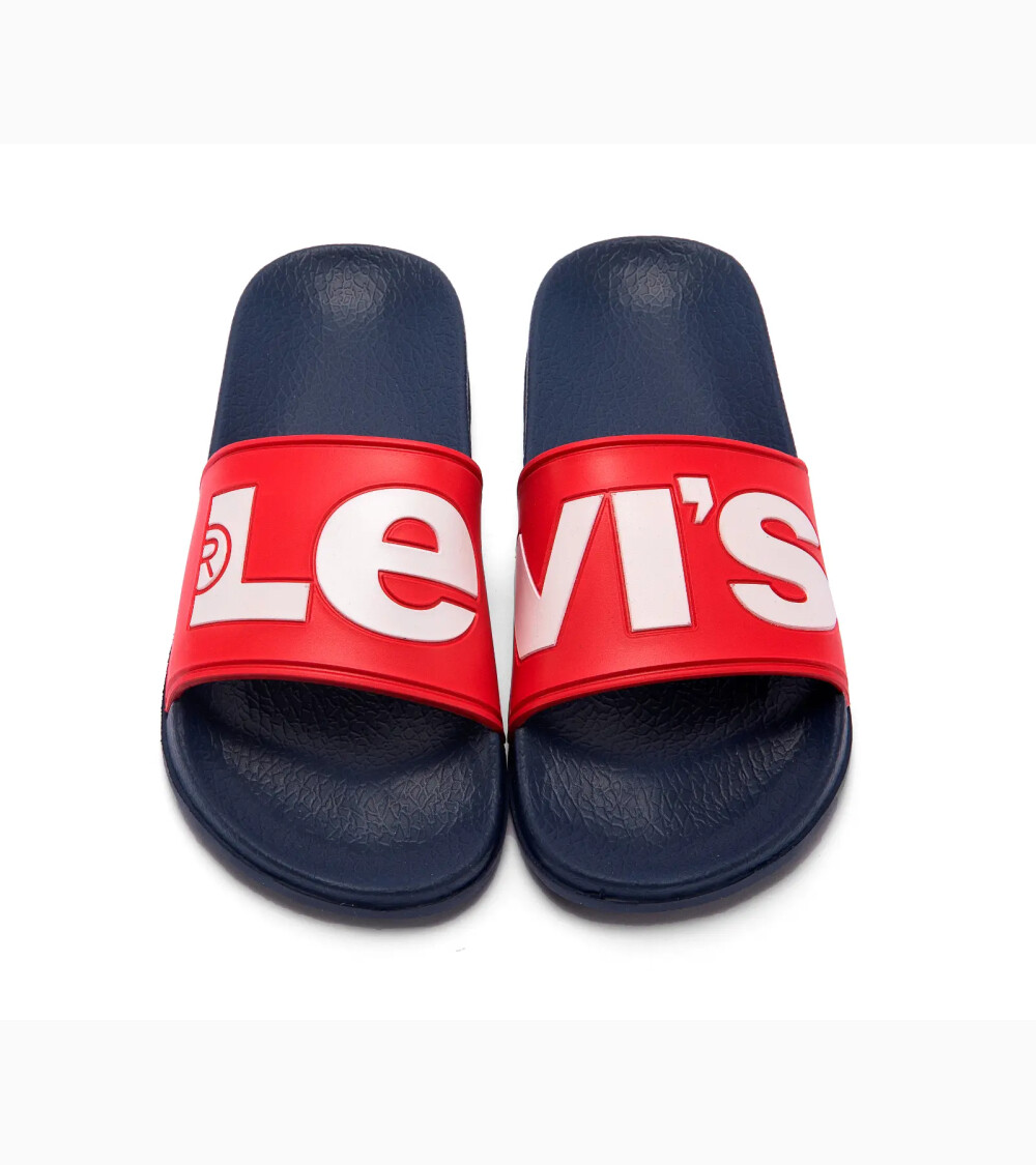 Levi's Slipper mit Riemen und flacher Sohle