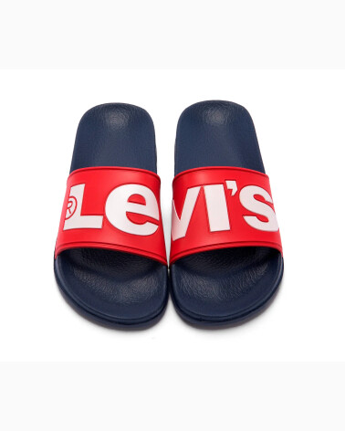 Chanclas Levi's con tira y suela plana