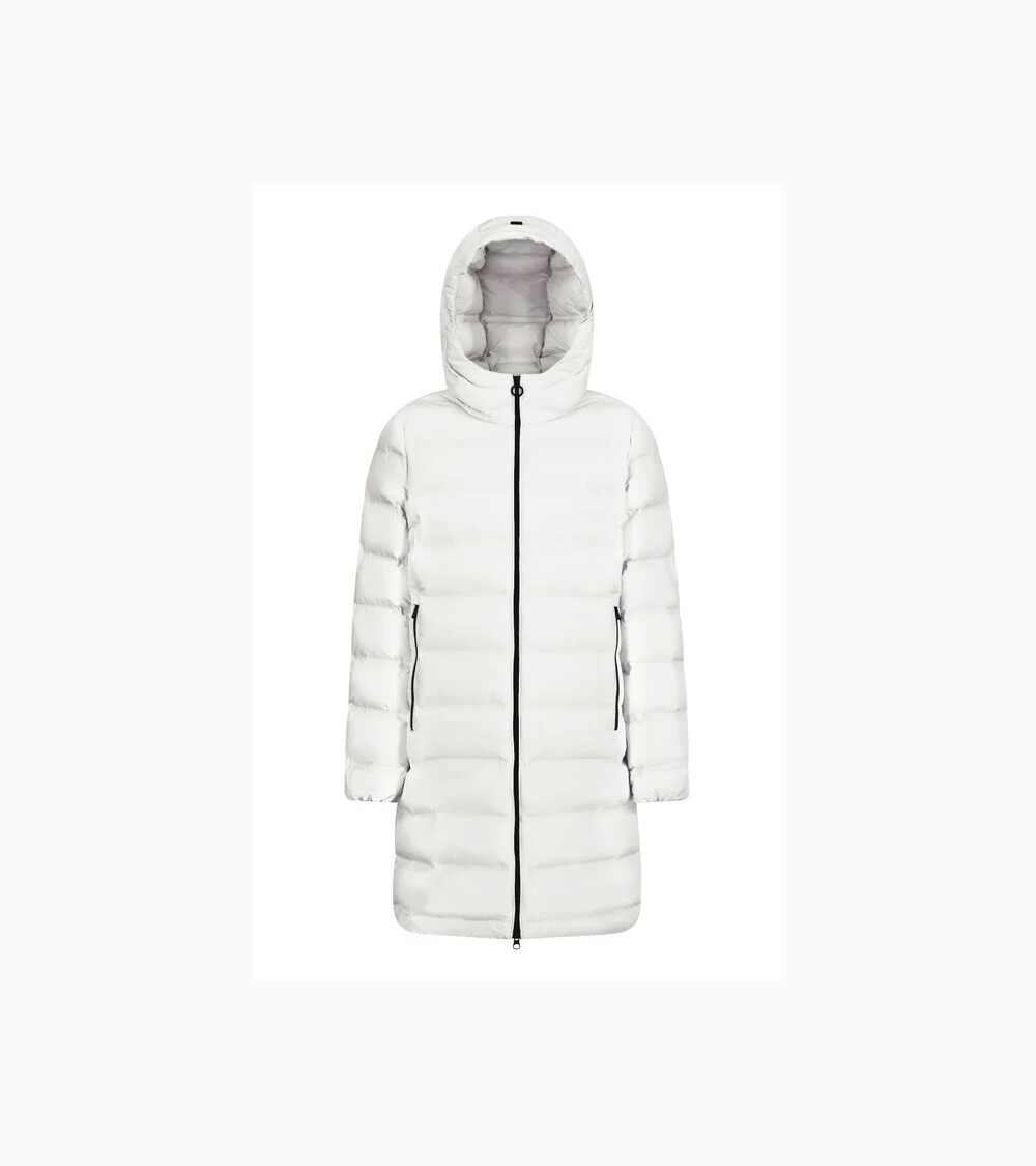 Geox piumino lungo cappuccio