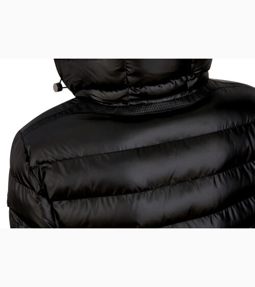 Geox abrigo acolchado largo con capucha