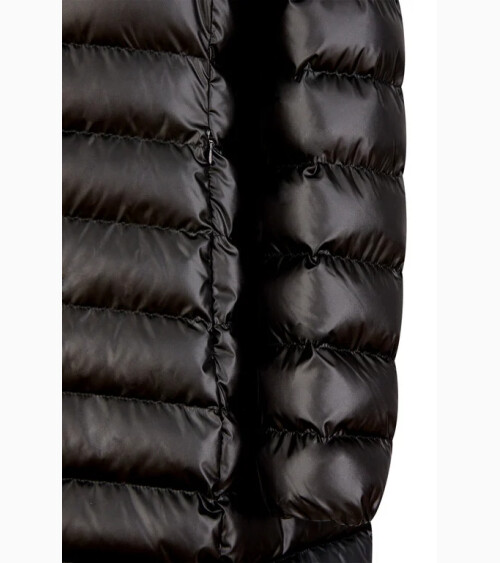 Geox long padded coat with hood