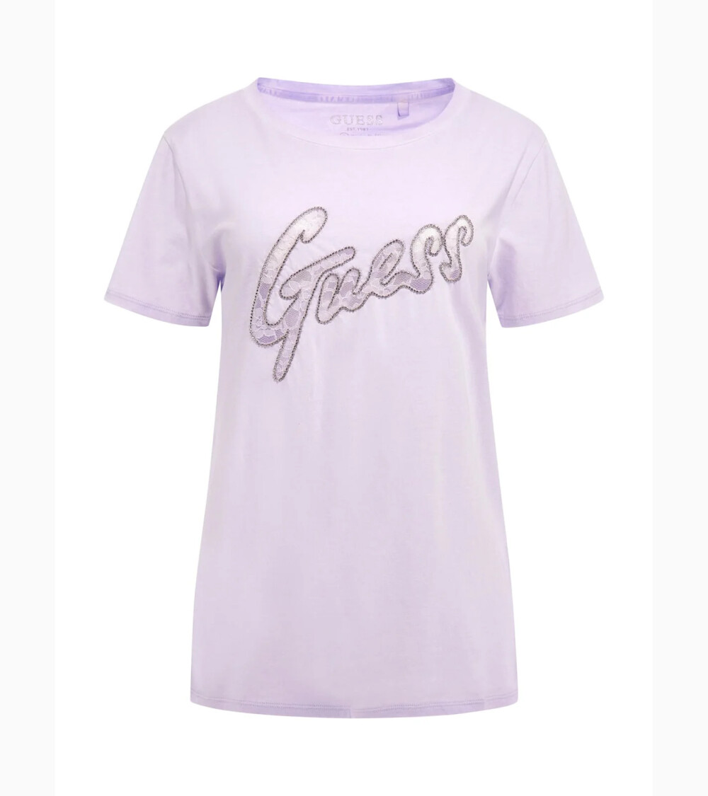 Camiseta de algodón Guess con logo