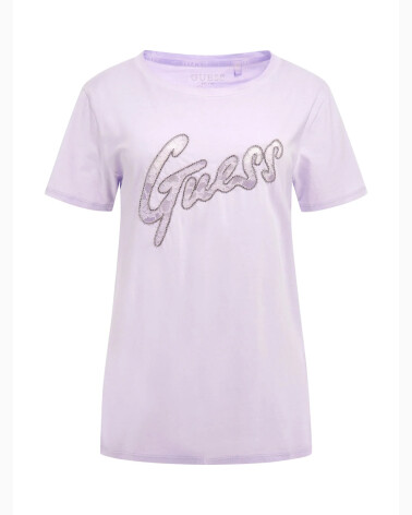 Camiseta de algodón Guess con logo