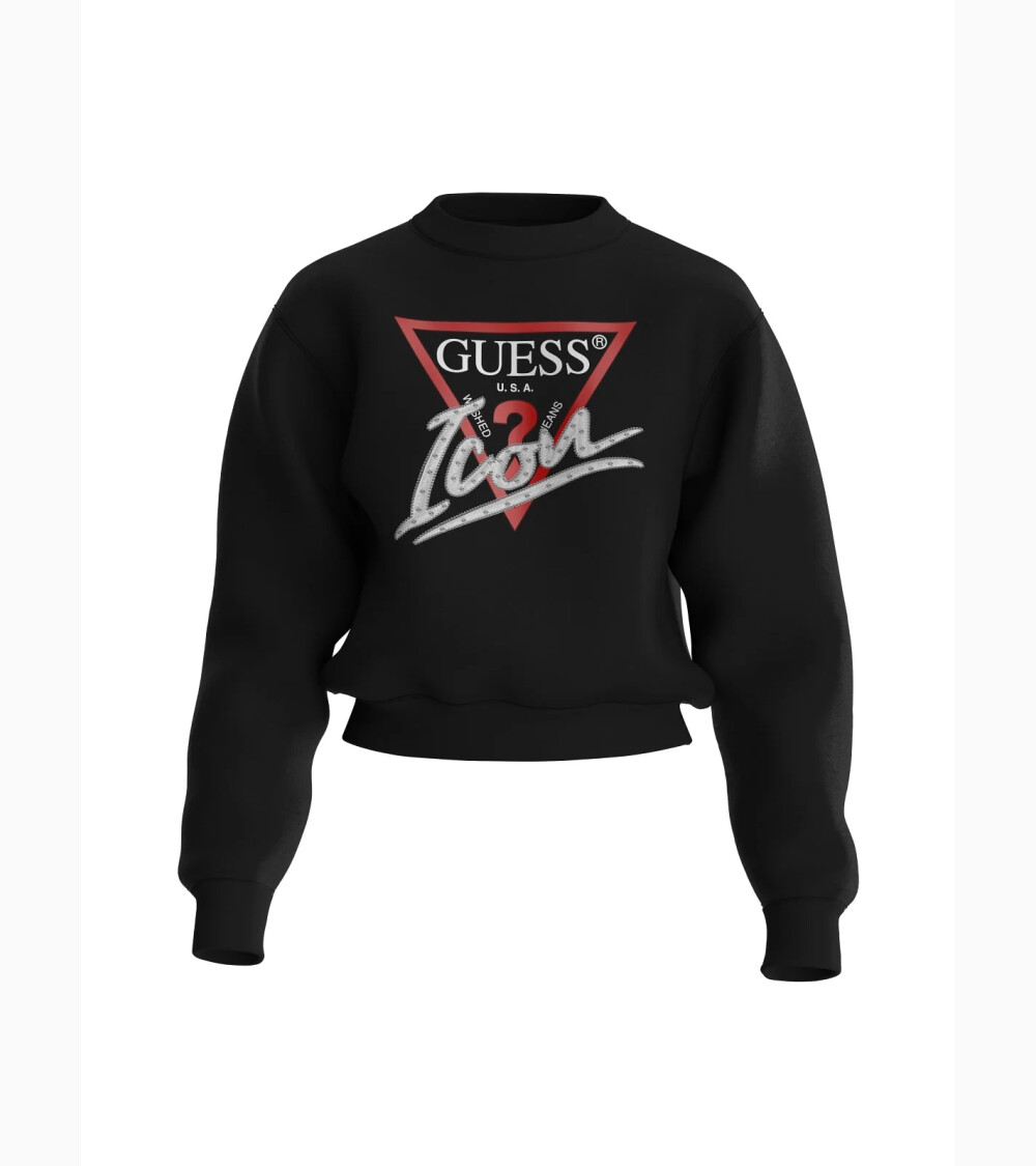 Guess sudadera con logo central