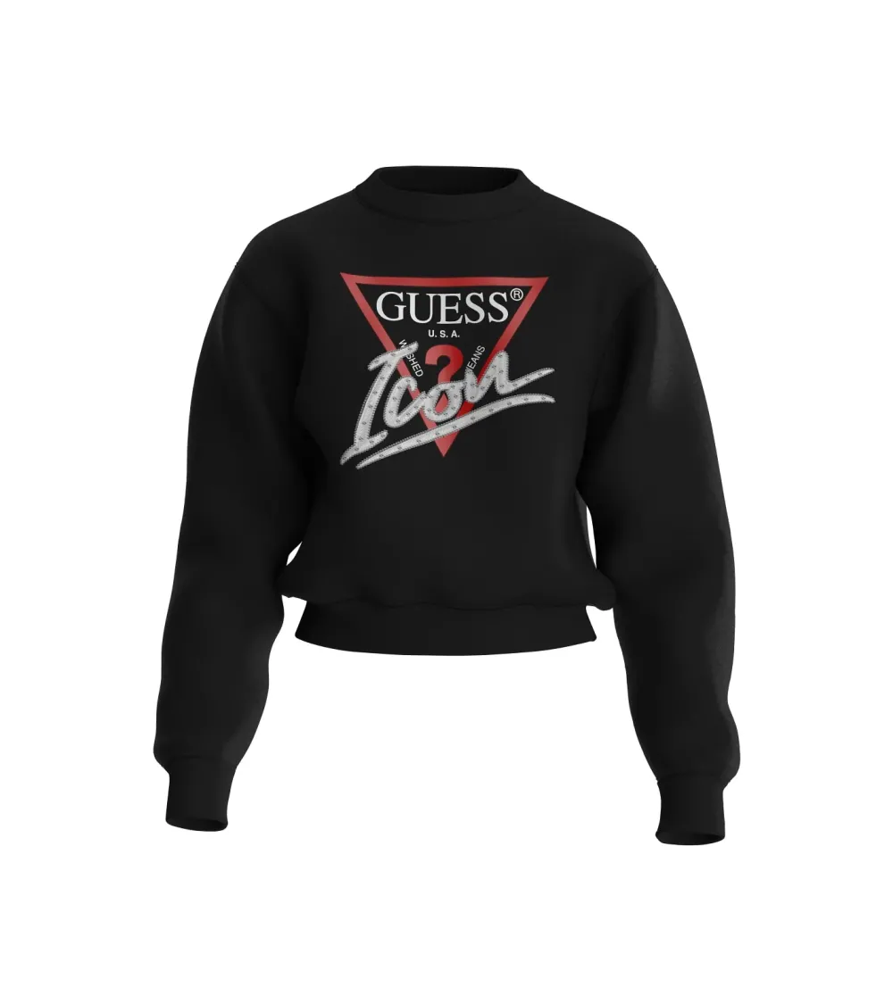 Guess sweat-shirt avec logo central