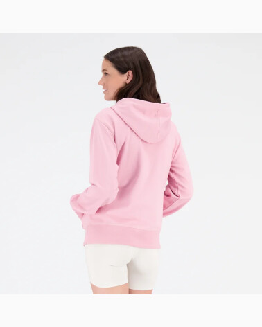 New Balance felpa con cappuccio e zip frontale