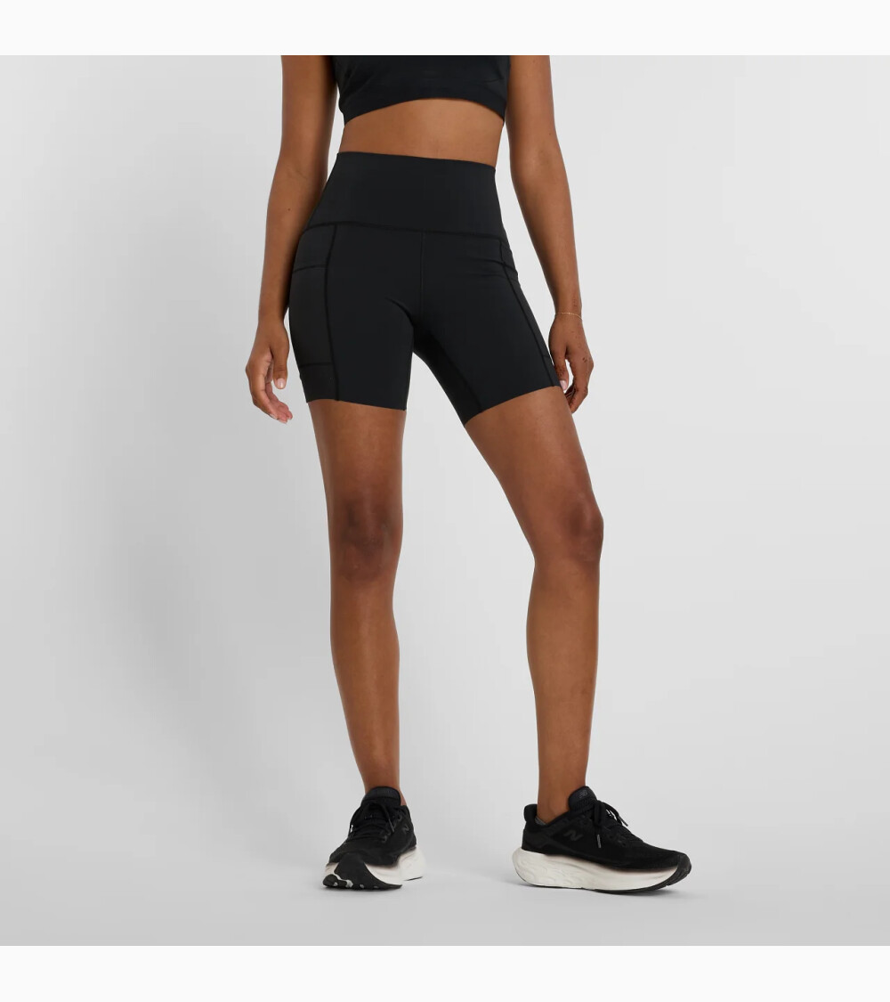 New Balance pantaloncini allenamento vita alta