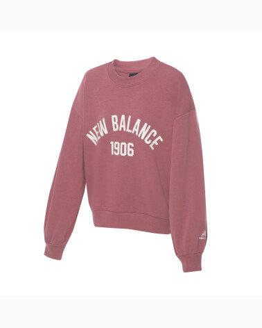 New Balance Essentials Varsity Felpa girocollo