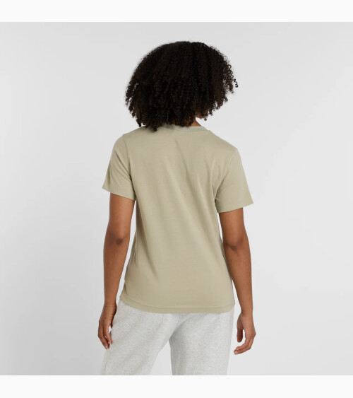 New Balance French Terry Stacked Logo Crew T-Shirt