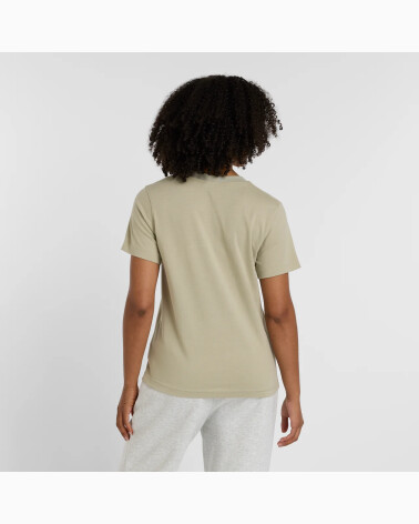 New Balance French Terry Stacked Logo Crew T-Shirt