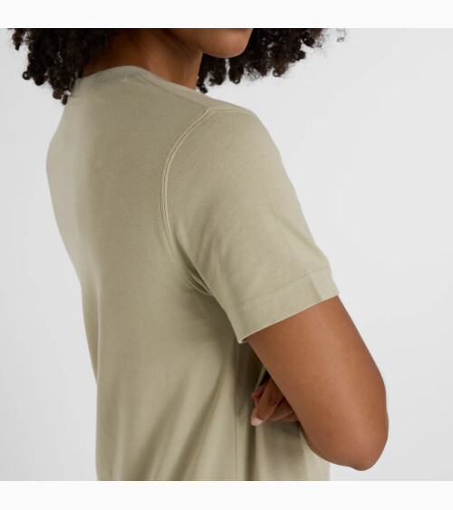 New Balance French Terry Stacked Logo Crew T-Shirt