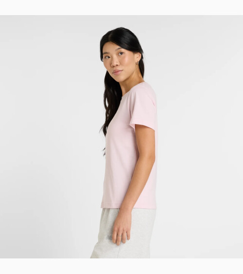 New Balance French Terry Stacked Logo Crew T-Shirt
