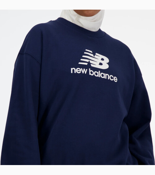 New Balance sudadera logo frontal