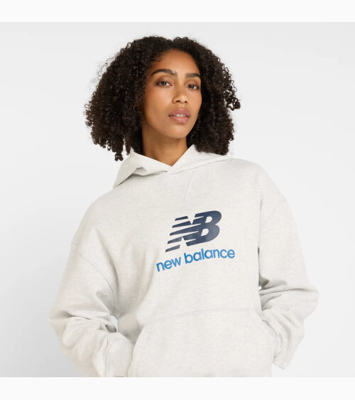 New Balance sudadera capucha logo frontal