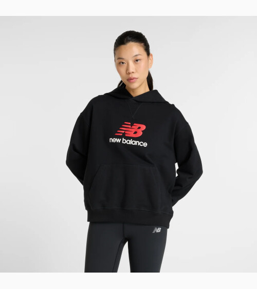New Balance sudadera capucha logo frontal