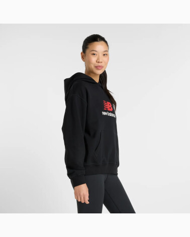 New Balance sudadera capucha logo frontal