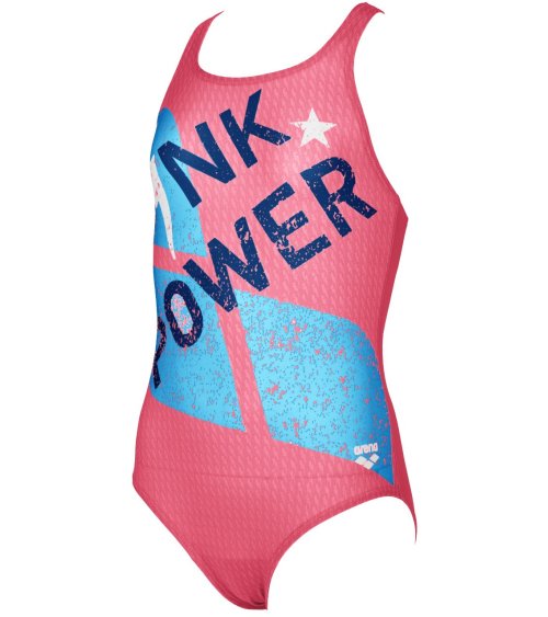 Arena costume intero bambina Pink Power Jr V Back