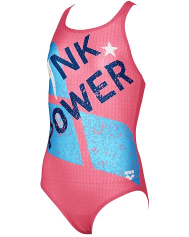 Arena costume intero bambina Pink Power Jr V Back