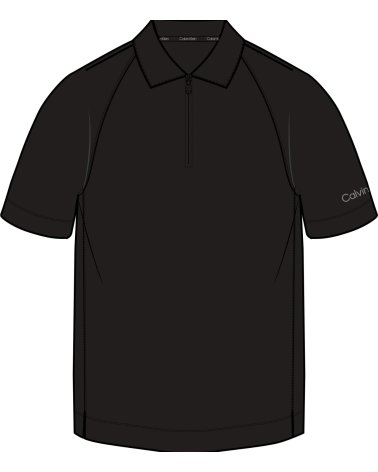 Calvin Klein Zip Collar T-shirt