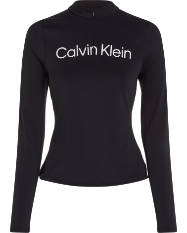 Calvin Klein Zip T-shirt and logo
