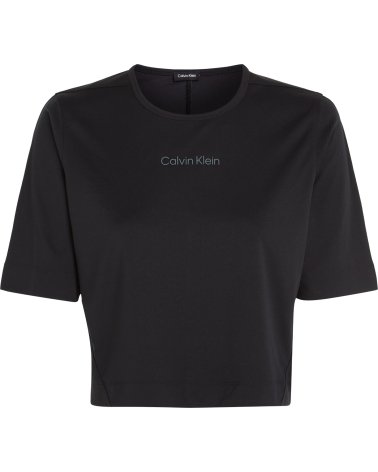 Camiseta cropped Calvin Klein