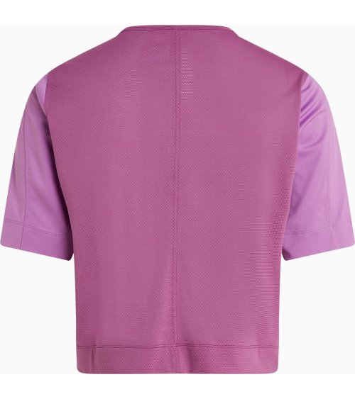 Camiseta cropped Calvin Klein