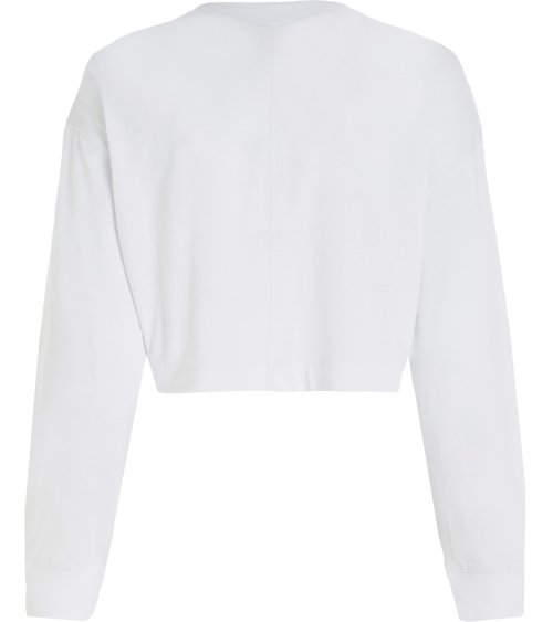 Calvin Klein Langarm Cropped T-Shirt
