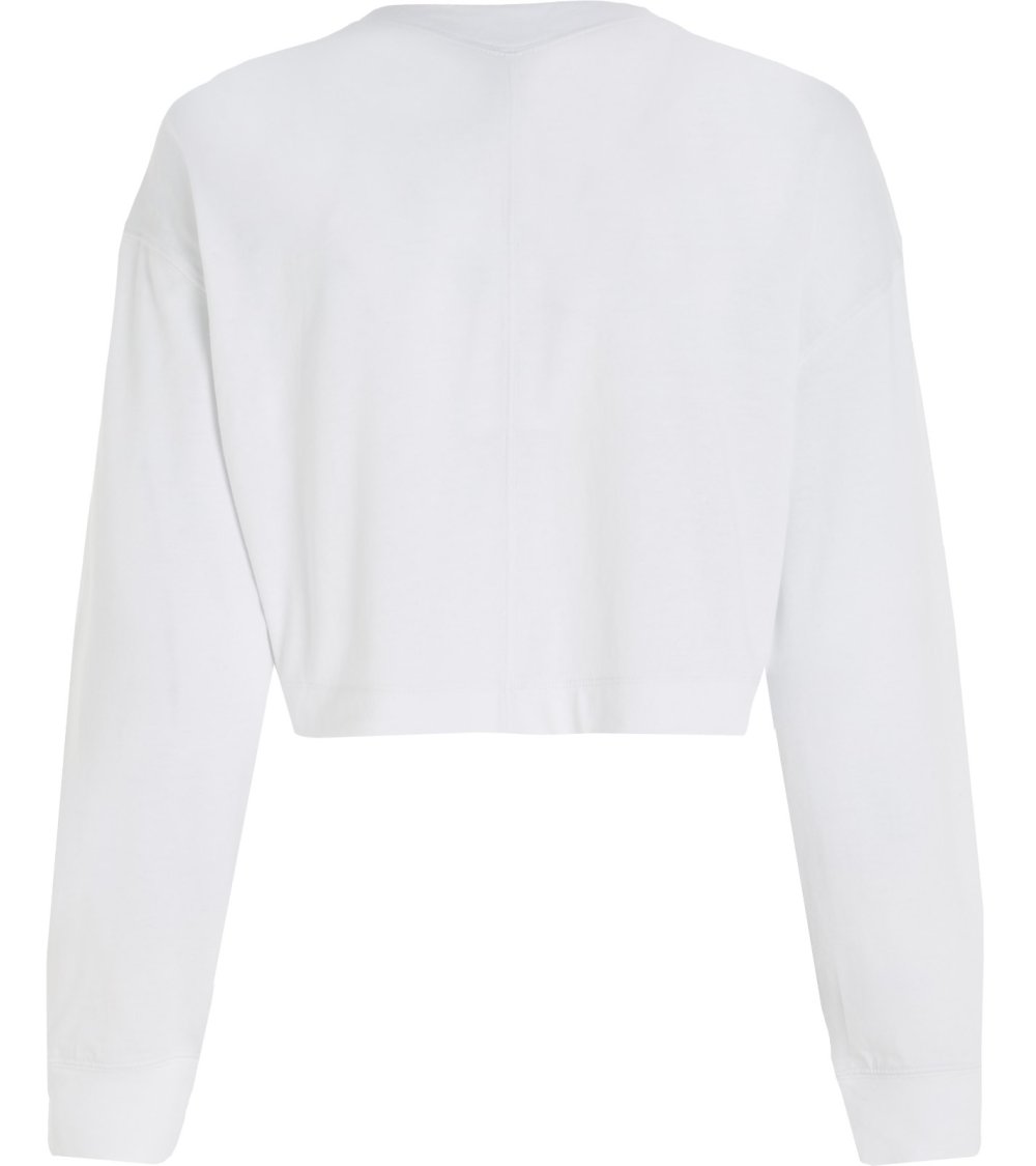 Calvin Klein Langarm Cropped T-Shirt