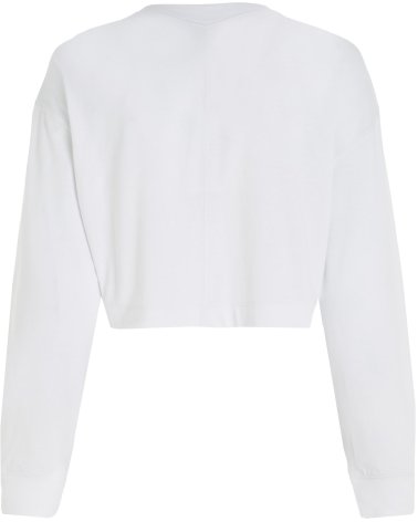 Camiseta de Manga Larga Cropped Calvin Klein