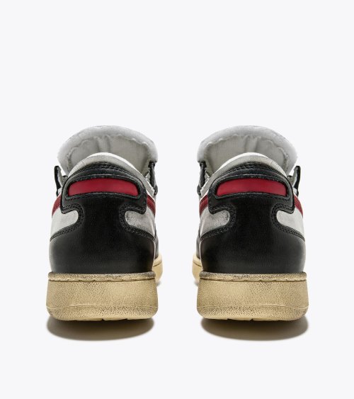 Diadora Mi Basket Row Cut zapatillas bajas de cuero