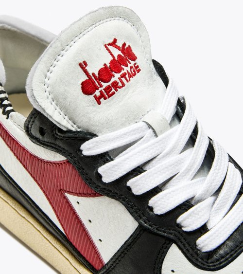 Diadora Mi Basket Row Cut baskets basses en cuir