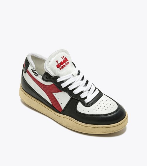 Diadora Mi Basket Row Cut baskets basses en cuir