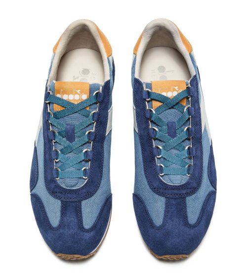 Diadora Equipe sneakers alte in tela e pelle