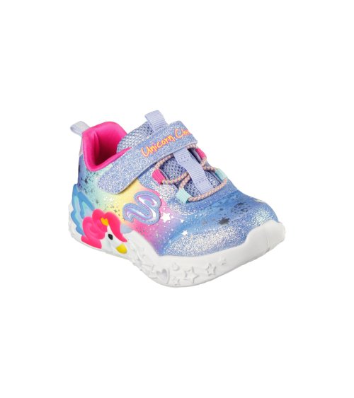 Niedrige Skechers Sneakers mit Klettverschluss