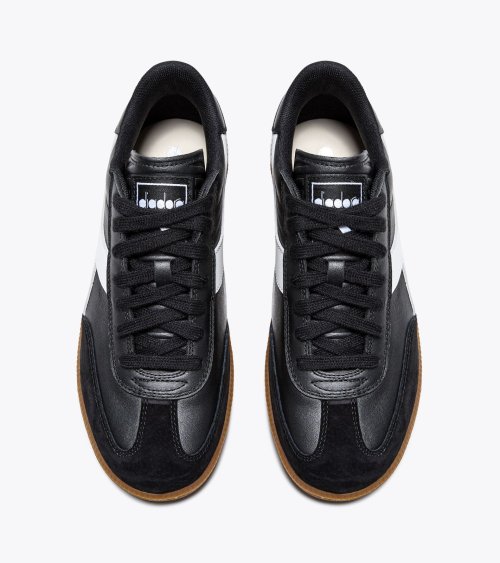 Baskets basses Diadora en cuir et daim