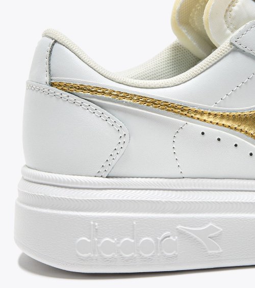 Diadora Magic Bold Metal Basses en cuir