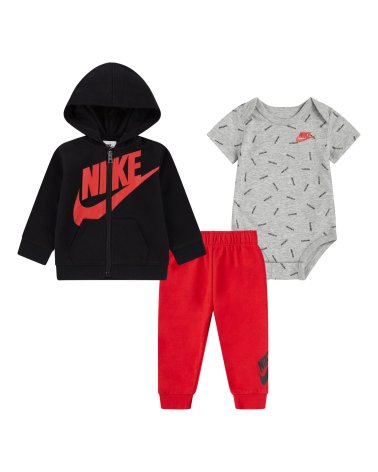 Nike Baby-Jogginganzug mit Pullover, Hose und Body