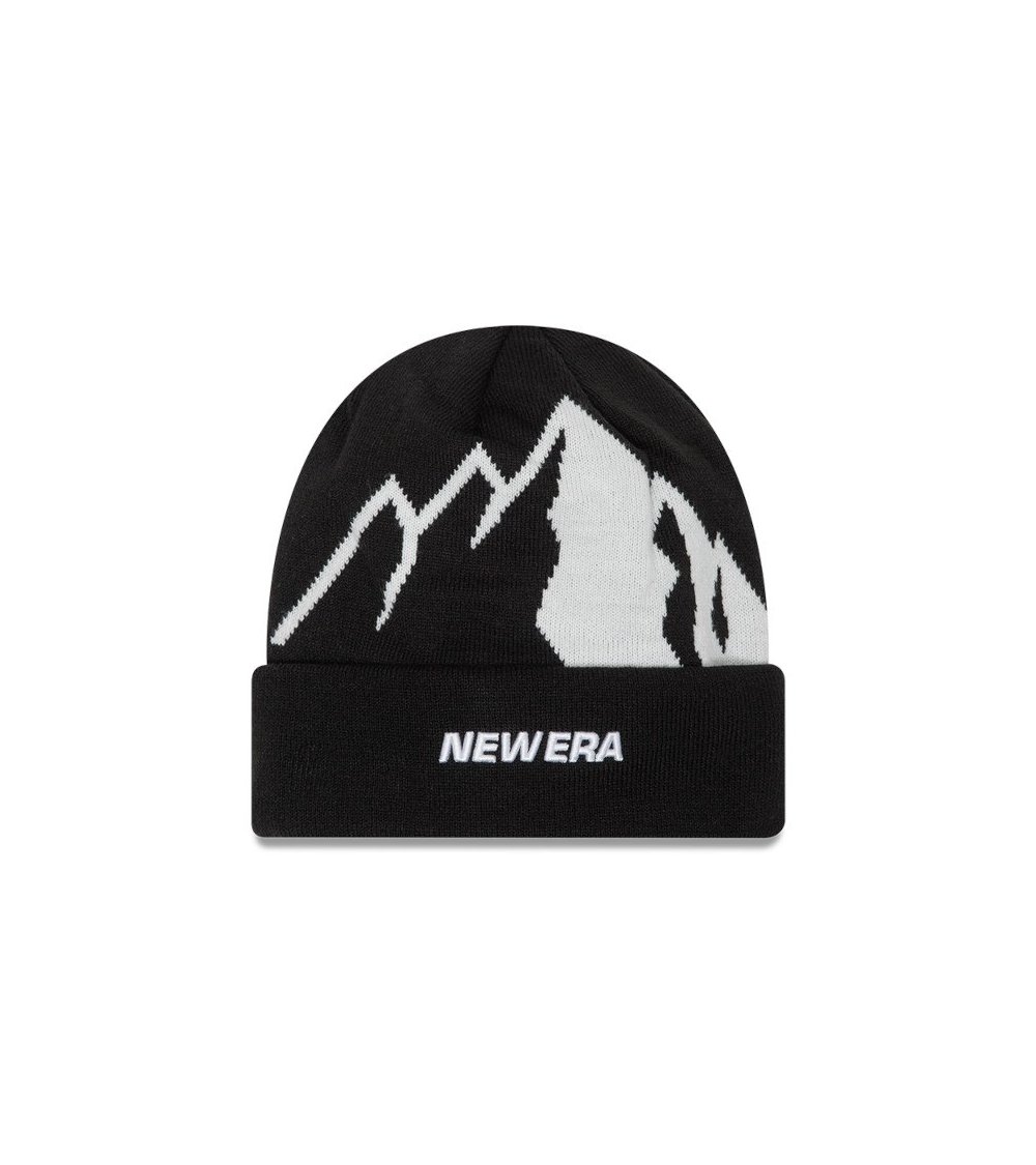 New Era beanie avec motif montagne