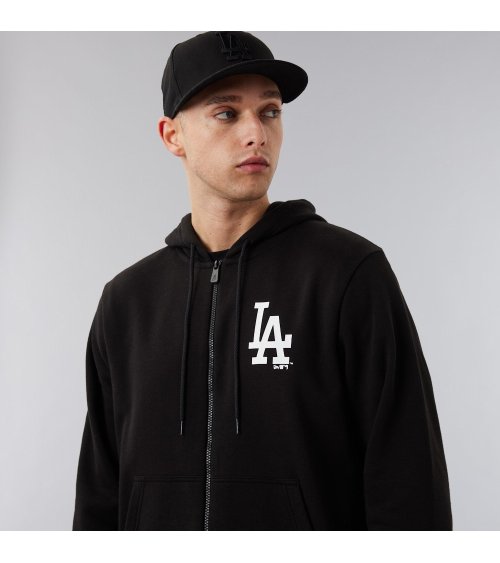 Sudadera New Era con capucha y cremallera