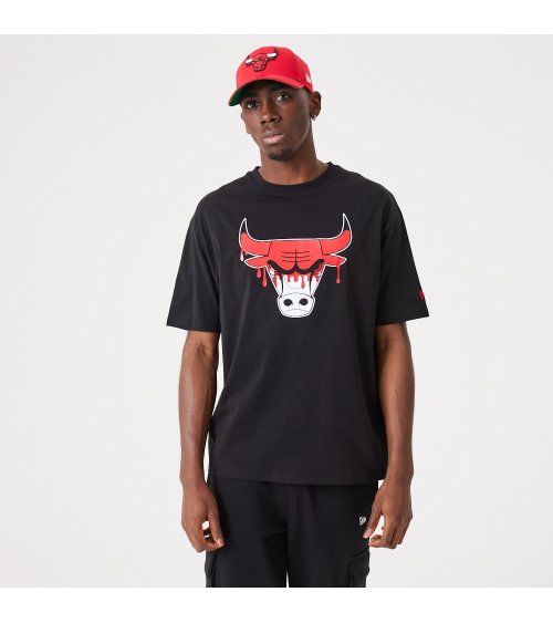 New Era camiseta NBA Chicago Bulls Drip Logo